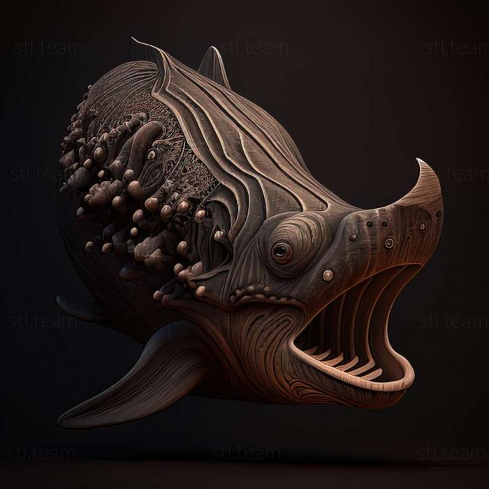 3D модель Dicronocephalus wallichii (STL)